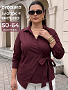 Рубашка жен. "Эклипс"_61/винный